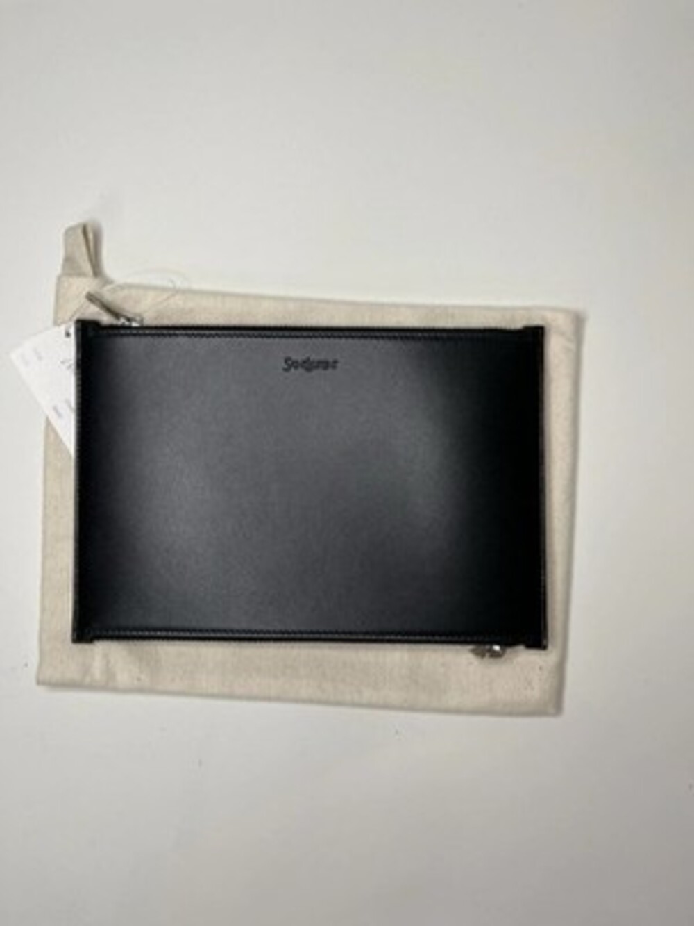 Saint Laurent Double Zip Travel Pouch Brand New With Tags & Dustbag